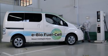 Nissan e-NV200 mit Bioethanol-Brennstoffzelle