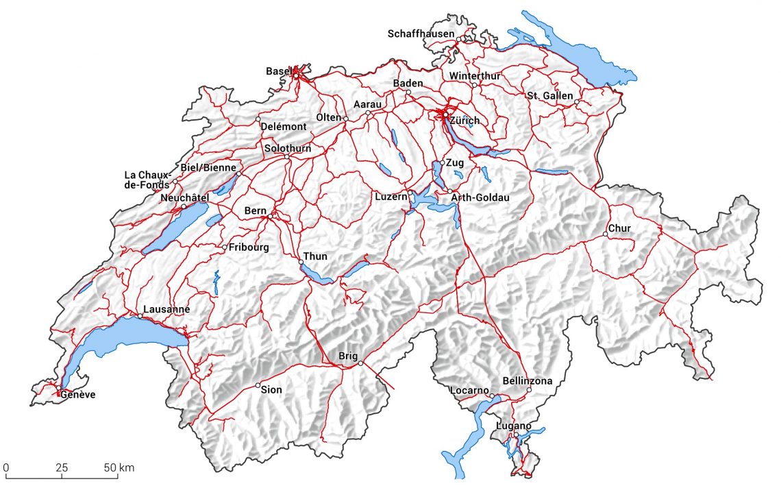 Verkehr in der Schweiz: Statistischer Bericht 2018 des BFS